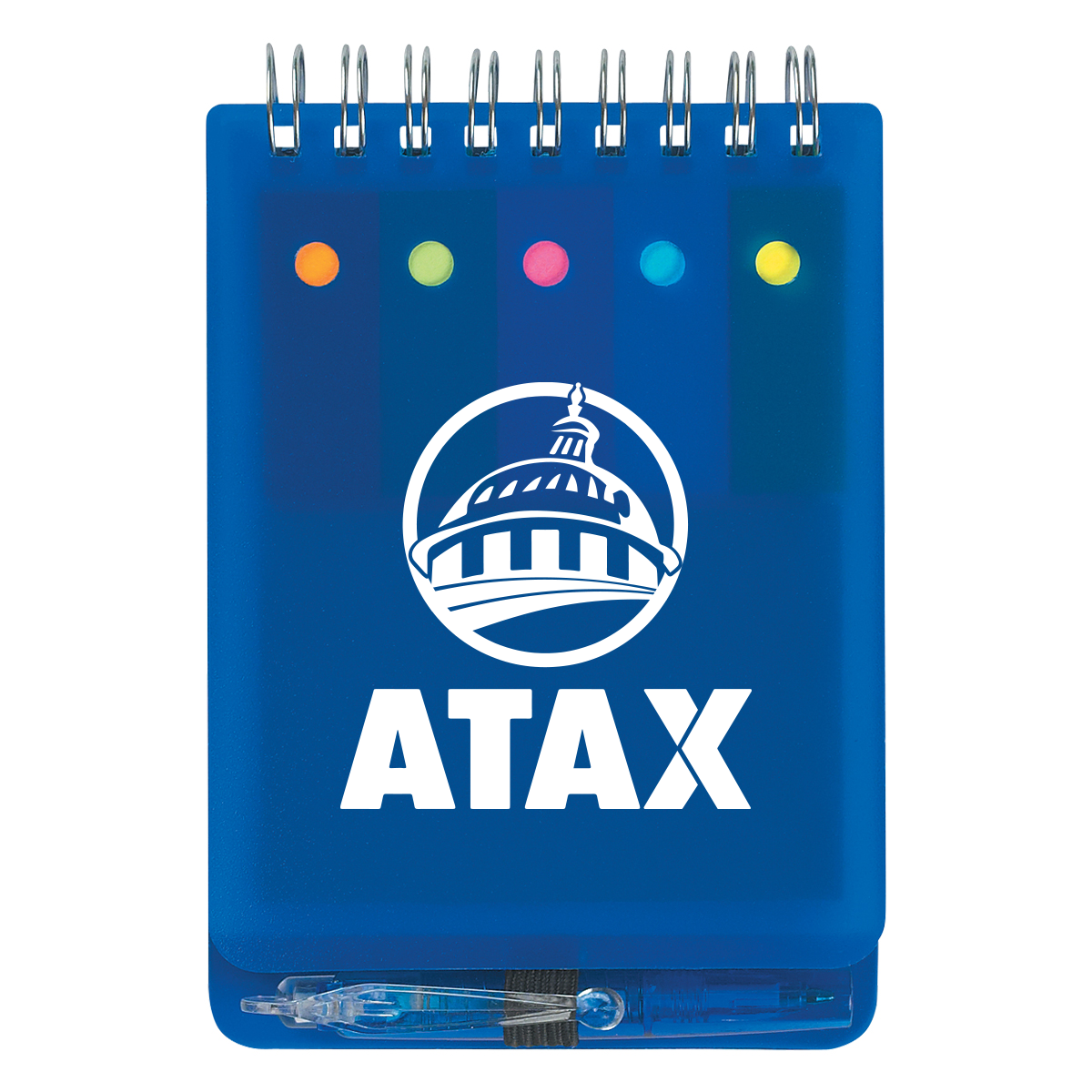 Spiral Jotter With Sticky Notes, Flags & Pen Spiral (Pack of 100) Spiral Jotter With Sticky Notes, Flags & Pen Spiral (Pack of 100)