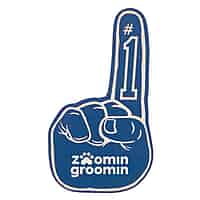 Imprinted 16" Foam Number #1 Hand (Pack of 50) Imprinted 16" Foam Number #1 Hand (Pack of 50)