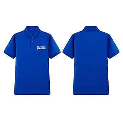 Men's Polo Shirt-Off-Set Print